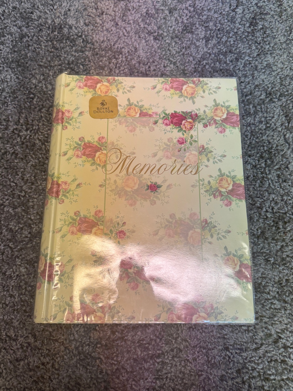 Royal Albert Floral Memories Album - Cream, Pink, Yellow Cottage Core